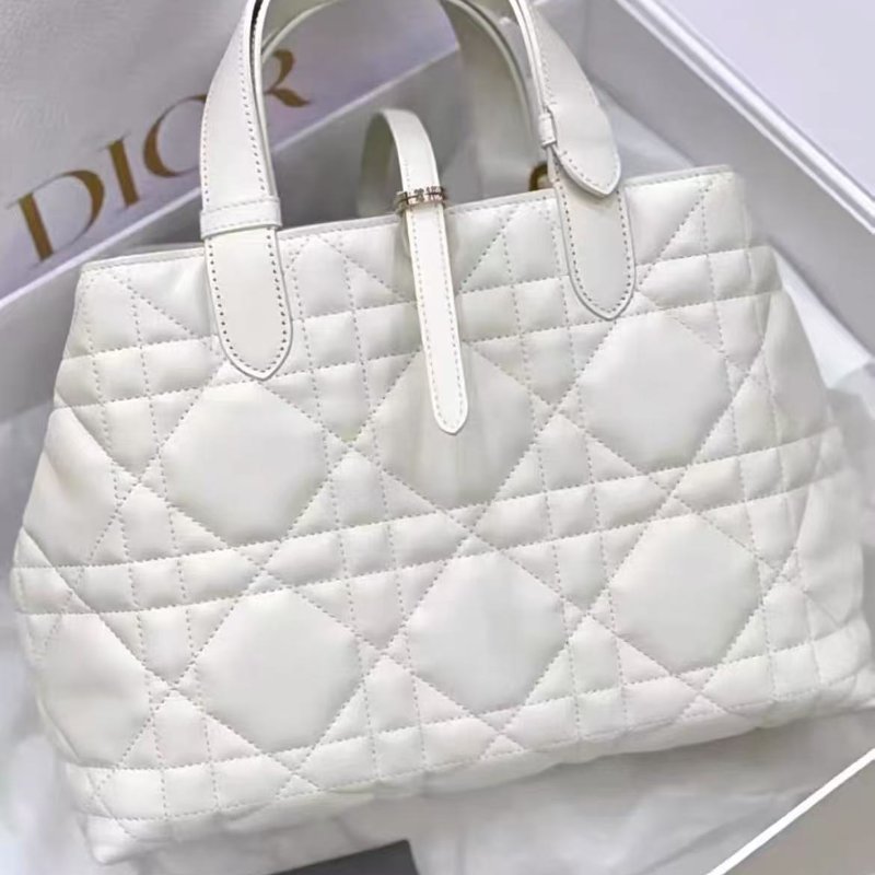 Dior Toujours 中號白金 全新大全套全膜 奶白色白雪公主-1