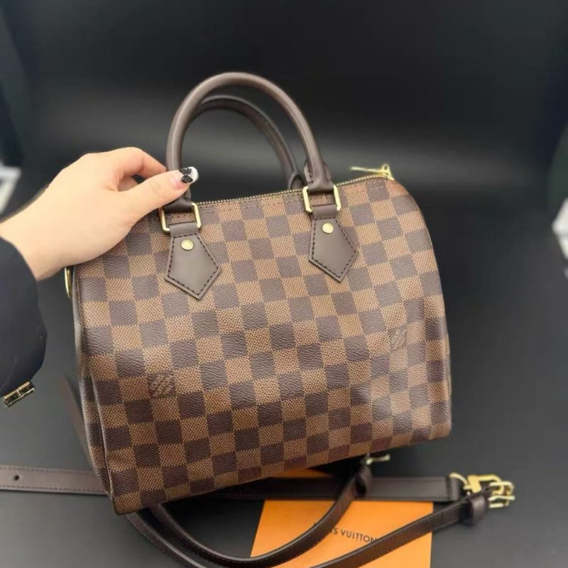Lv speedy 25 經典棋盤格 全新 配件齊全-0