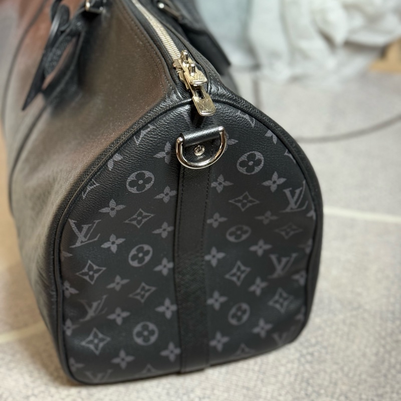 (保留中)Lv keepall50拼色老花旅行袋 ✨最新晶片款-2