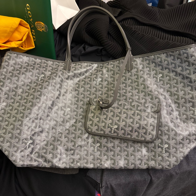 goyard St. Louis 托特包 GM 灰-5