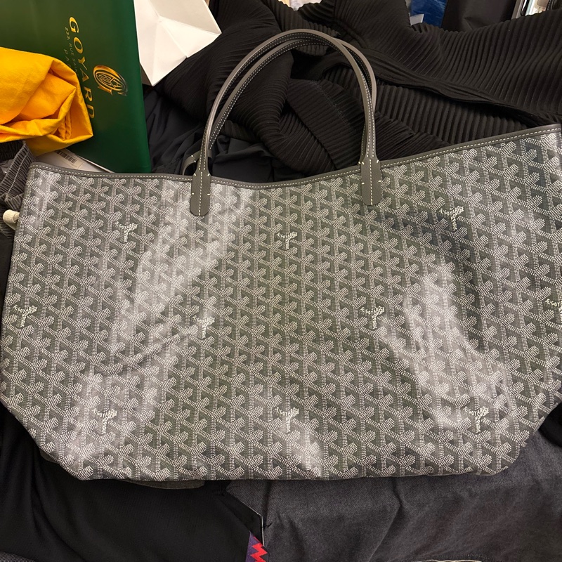 goyard St. Louis 托特包 GM 灰-6