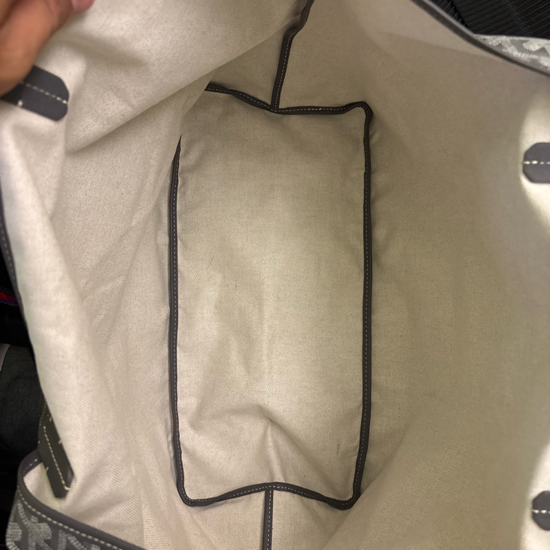 goyard St. Louis 托特包 GM 灰-8