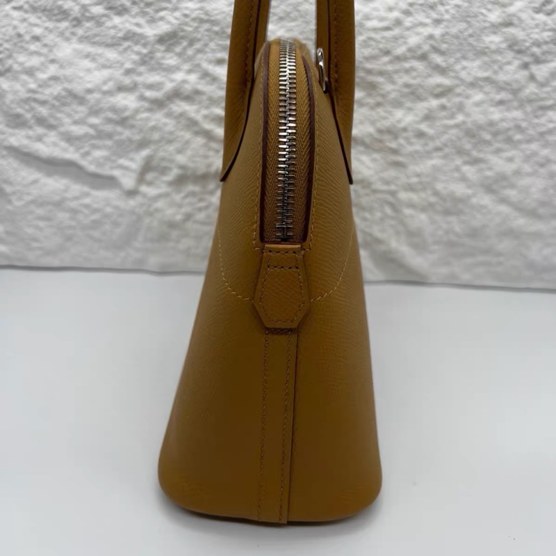 擱置新 愛馬仕/Hermes Bolide27 2s芝麻色 保齡球27 Epsom皮 Stamp:B刻-1