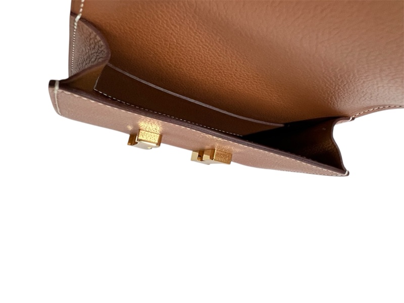 全新Hermès Constance Slim compact CC37 gold-7