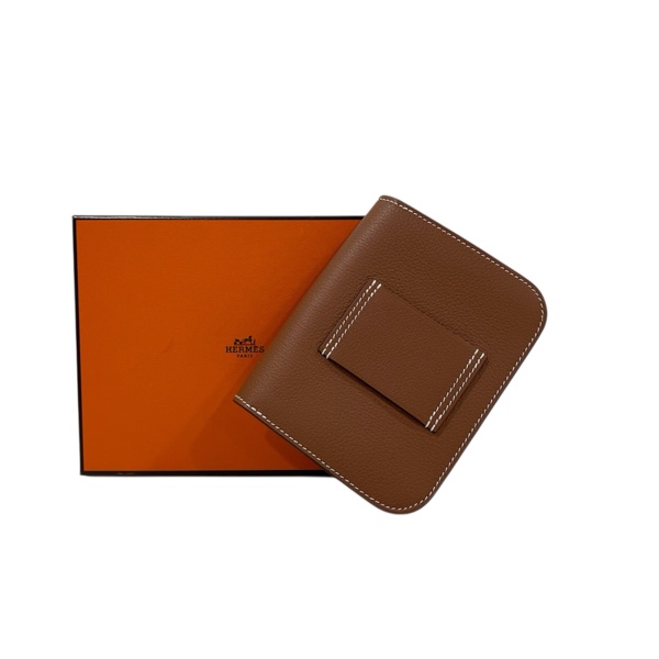 全新Hermès Constance Slim compact CC37 gold-9