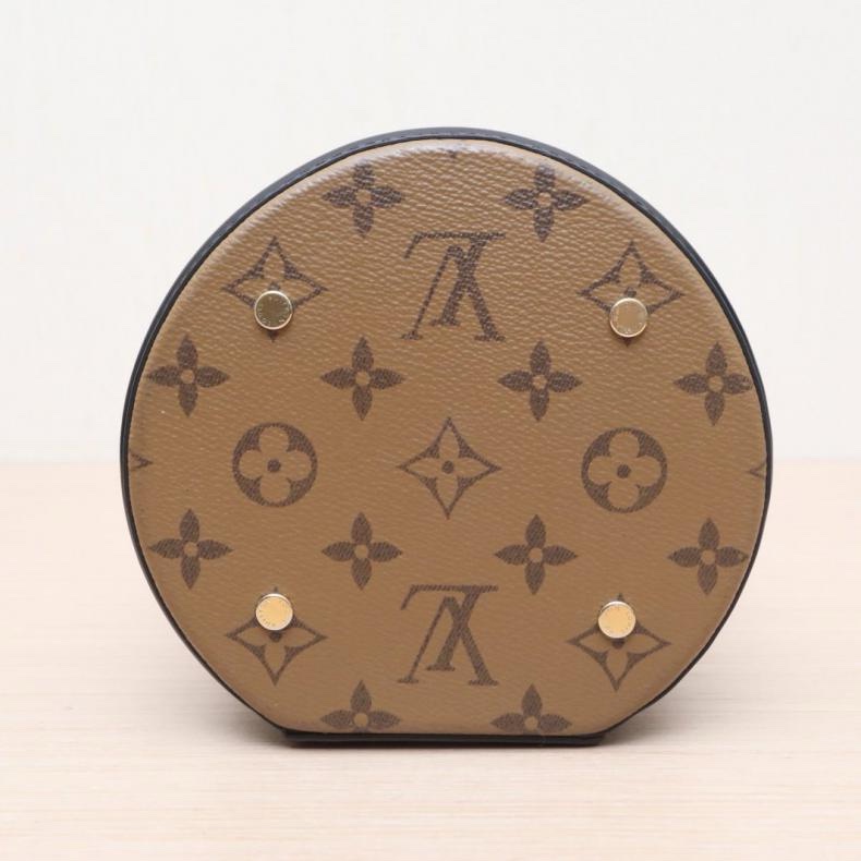 LOUIS VUITTON(路易威登) CANNES 圓桶包 拼色 PVC 2021 老花 晶片-3