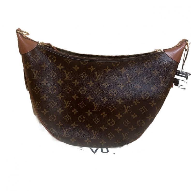 LOUIS VUITTON(路易威登) Loop Hobo 大豌豆月亮包 老花 PVC-3
