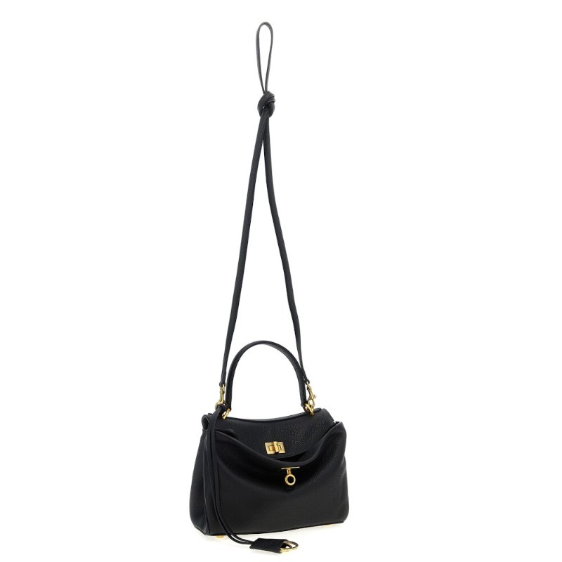 【Balenciaga 巴黎世家】Rodeo Mini 迷你 荔枝牛皮 手提包 斜背包 肩背包 金扣 黑色-1