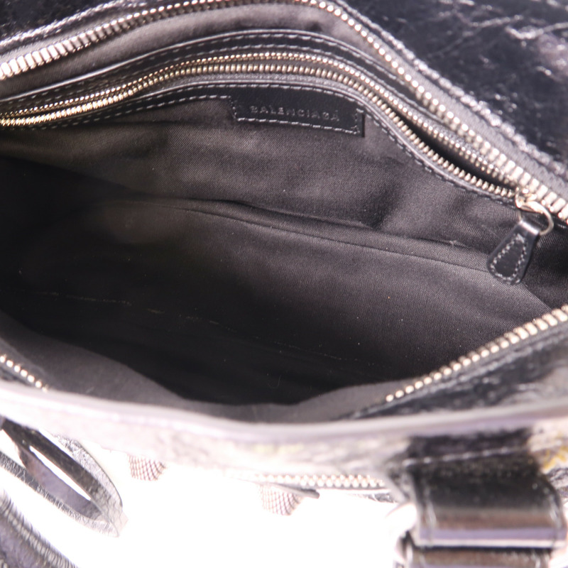 BALENCIAGA 牛皮皮革Neo Cagole銀扣手挽肩背兩用袋-6