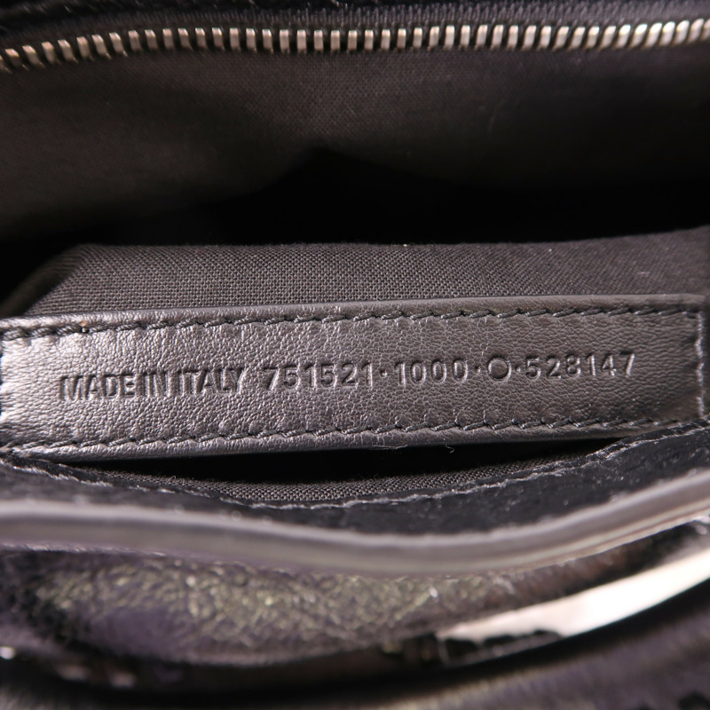 BALENCIAGA 牛皮皮革Neo Cagole銀扣手挽肩背兩用袋-8