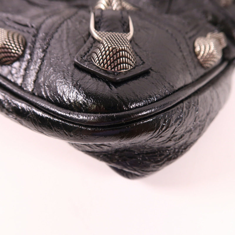 BALENCIAGA 牛皮皮革Neo Cagole銀扣手挽肩背兩用袋-12