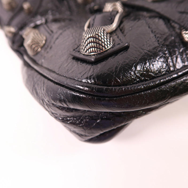 BALENCIAGA 牛皮皮革Neo Cagole銀扣手挽肩背兩用袋-13
