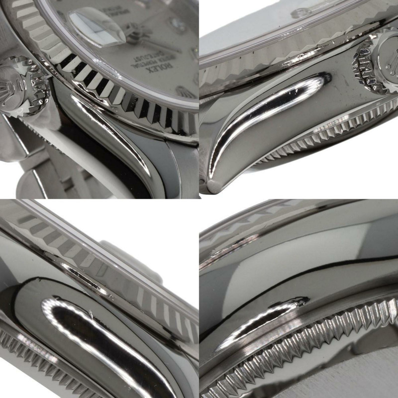 勞力士 179174G Datejust 10P 鑽石手錶 不鏽鋼 SS K18白金 女士腕錶 ROLEX-4