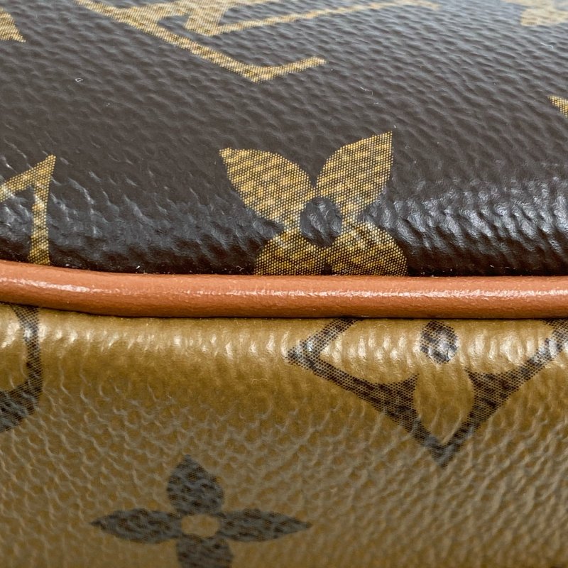 △ Louis Vuitton 路易威登 Loop Hobo Brown Coated Canvas Monogram 2Way Bag M46311 啡色塗層帆布經典花紋兩用袋 M46311 -257010046-10