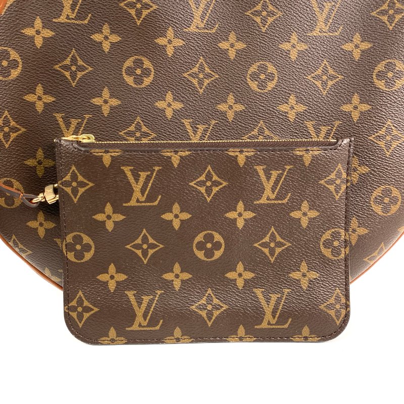 △ Louis Vuitton 路易威登 Loop Hobo Brown Coated Canvas Monogram 2Way Bag M46311 啡色塗層帆布經典花紋兩用袋 M46311 -257010046-14