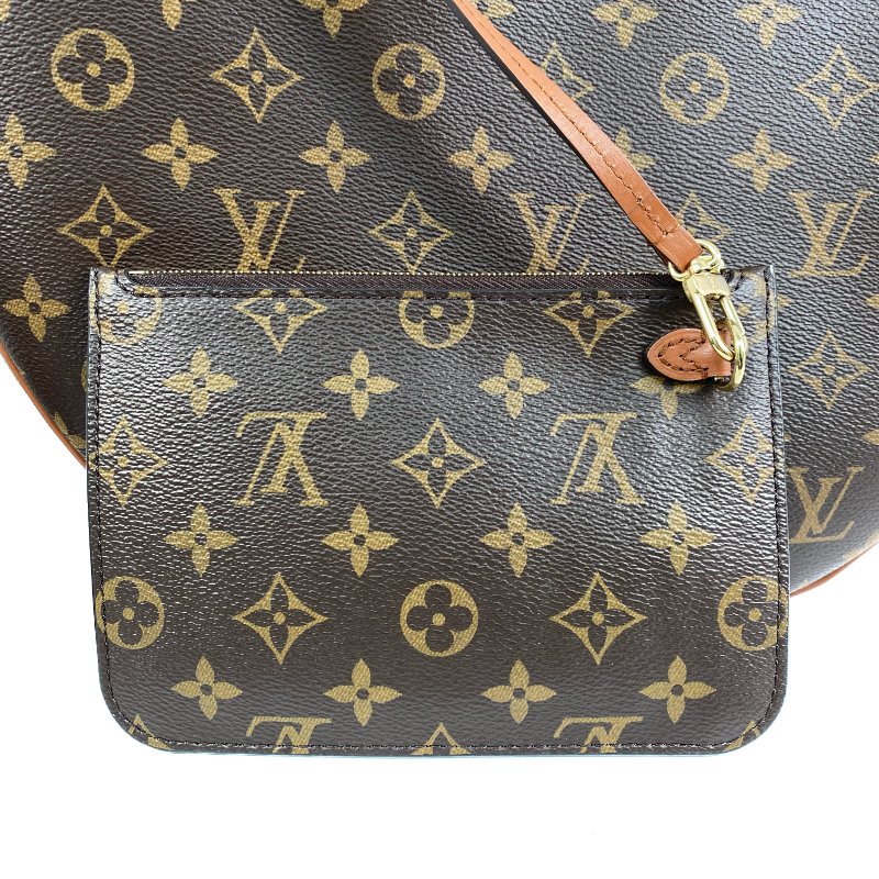 △ Louis Vuitton 路易威登 Loop Hobo Brown Coated Canvas Monogram 2Way Bag M46311 啡色塗層帆布經典花紋兩用袋 M46311 -257010046-15
