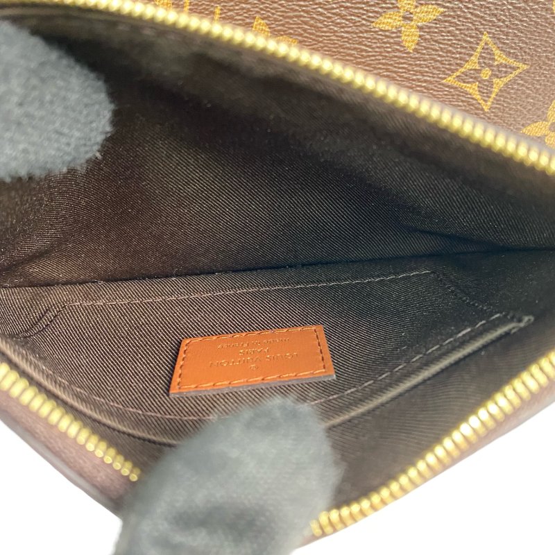 △ Louis Vuitton 路易威登 Loop Hobo Brown Coated Canvas Monogram 2Way Bag M46311 啡色塗層帆布經典花紋兩用袋 M46311 -257010046-16