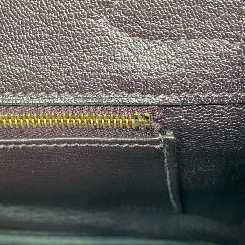 △ Hermes 愛馬仕 Birkin 30 Violet Clemence Calfskin Gold-plated Hardware Retourne Handbag Stamp T 深紫色顆粒牛皮內縫金扣手袋 T刻 -257006260-20