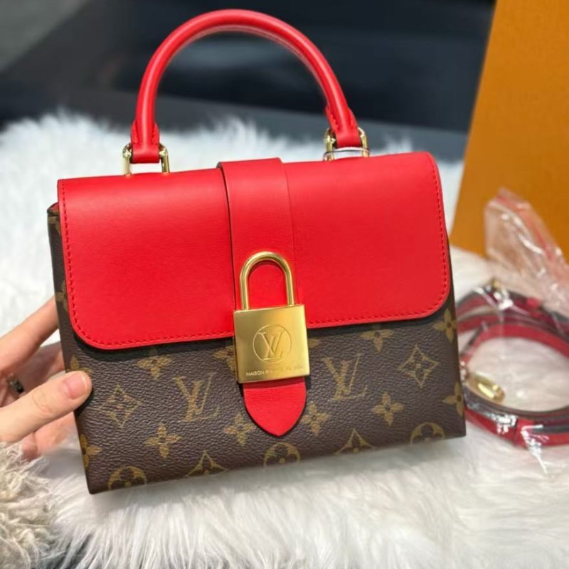 Lv Lock bb 紅色鎖頭 全新 配件盒子塵袋購證-0