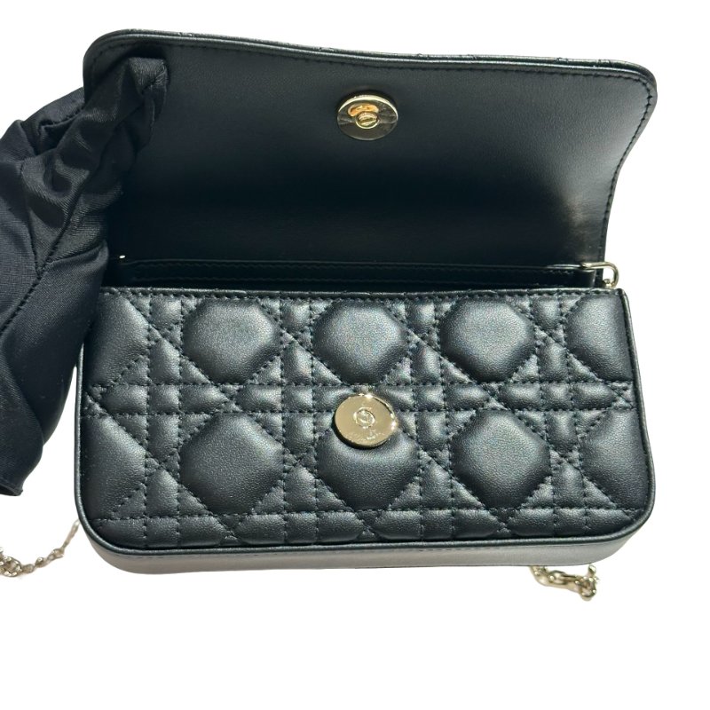 DIOR TALK Lambskin Wallet on chain-5