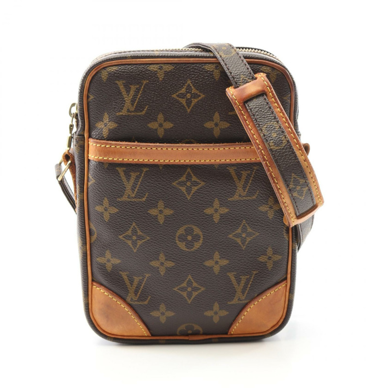 路易威登 Danube 斜背單肩包 M45266 Monogram 帆布 二手棕色 LV-0