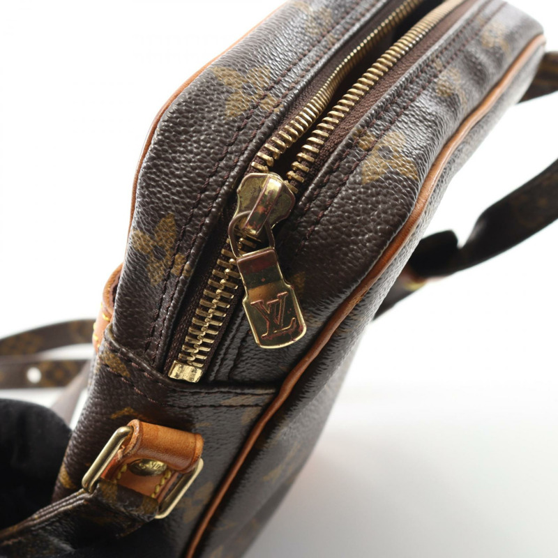 路易威登 Danube 斜背單肩包 M45266 Monogram 帆布 二手棕色 LV-7