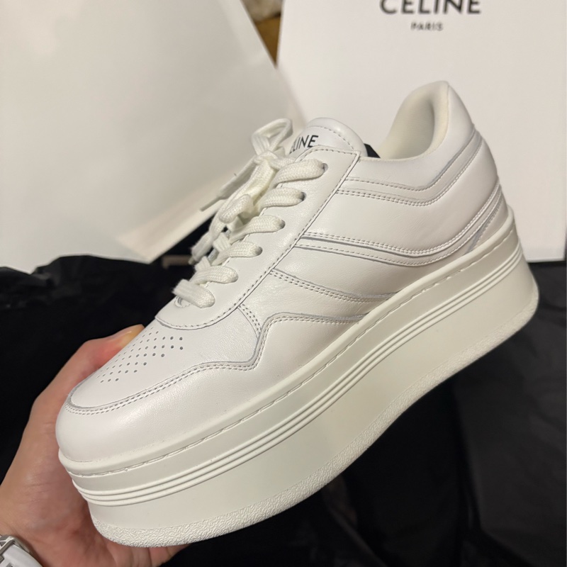 (全新)Celine Lisa同款厚底小白鞋-7