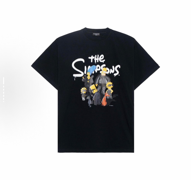 Balenciaga巴黎世家 x The Simpsons/辛普森一家 短袖 男女可穿-1