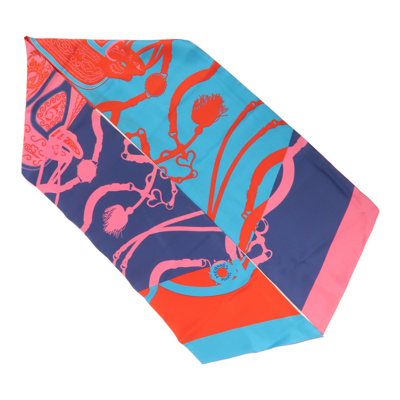 HERMES 絲質Maxi Twilly絲巾-3