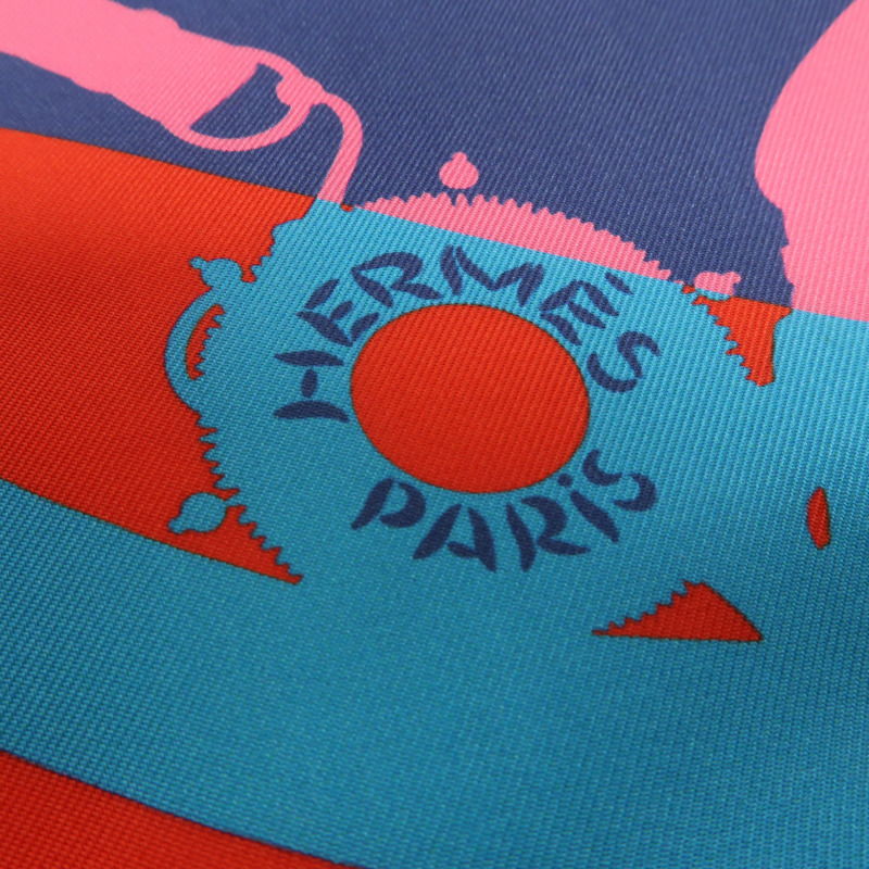 HERMES 絲質Maxi Twilly絲巾-5
