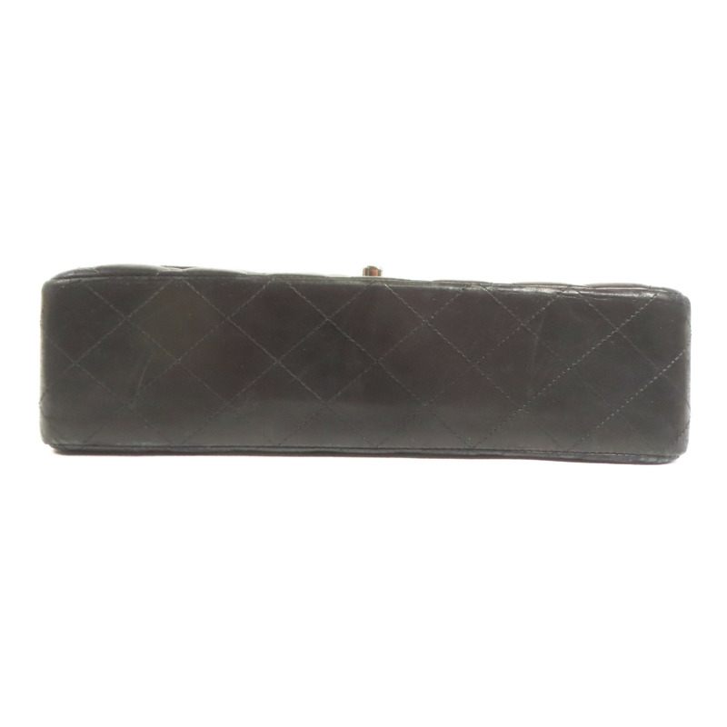 CHANEL 羊皮皮革Classic 25銀扣鏈帶肩背袋-3