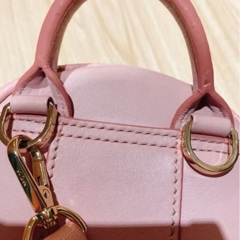 MCM mini櫻花粉後背包-1
