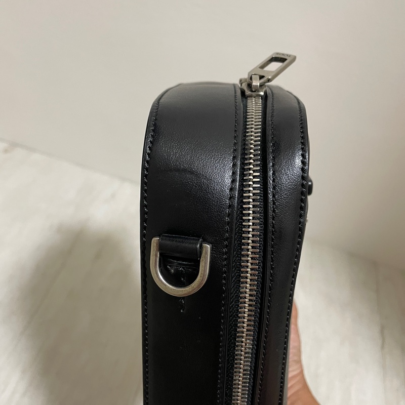 Tod’s 仿舊五金 男用小包 手提包 斜背包 肩背包 黑色 仿古-3