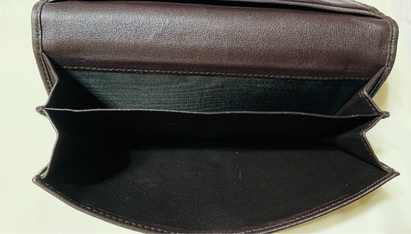 【降價出清】 GUCCI 經典雙G緹花皮革 金釦長夾-10
