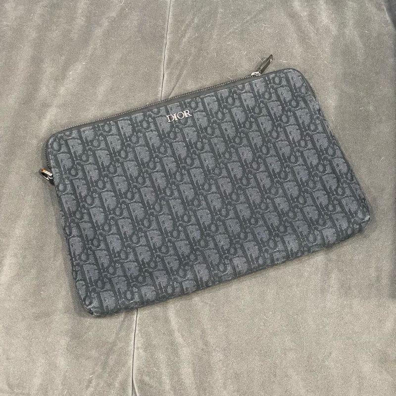 超便宜❤️ dior #老花 #牛仔 黑色 #手拿包 #男生-0
