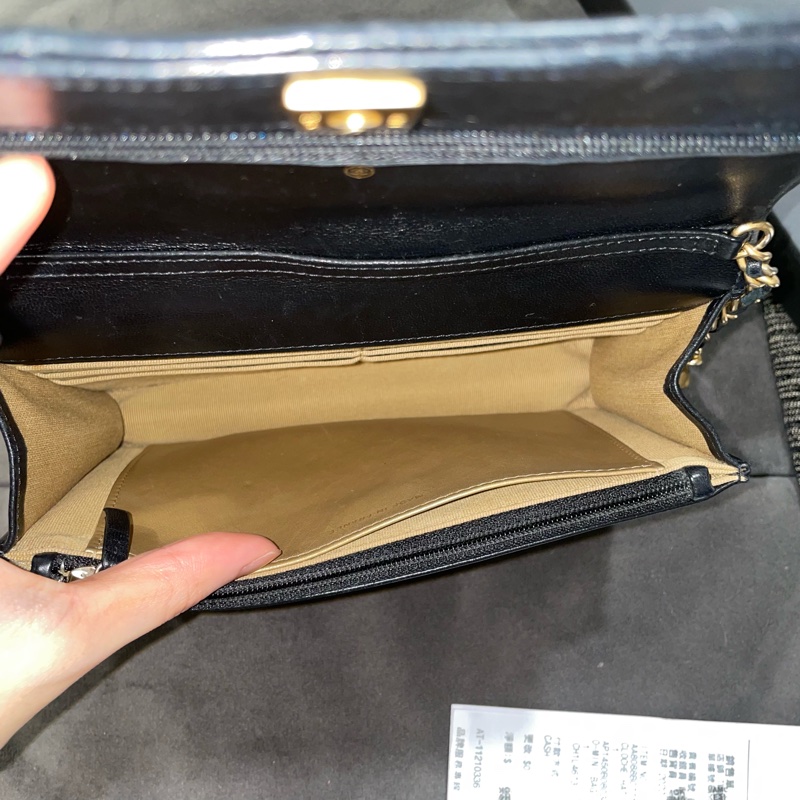 全新帶膜 全配🈶️購證❤️ chanel #黑金 #金球 #woc #核桃-14