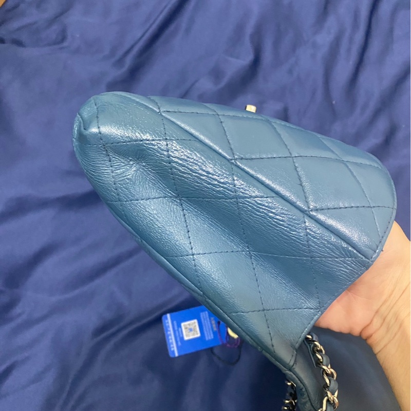 99新🈶️購證❤️ 香奈兒 #CF #寶寶藍 #timeless #肩背包-34