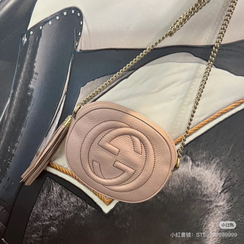 99新🈶️購證❤️ gucci #全皮 #圓餅包 #流蘇包 #相機包-0