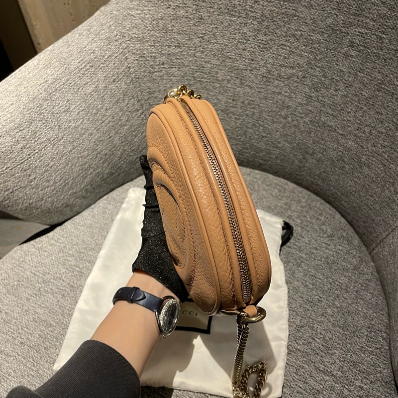 99新🈶️購證❤️ gucci #全皮 #圓餅包 #流蘇包 #相機包-6