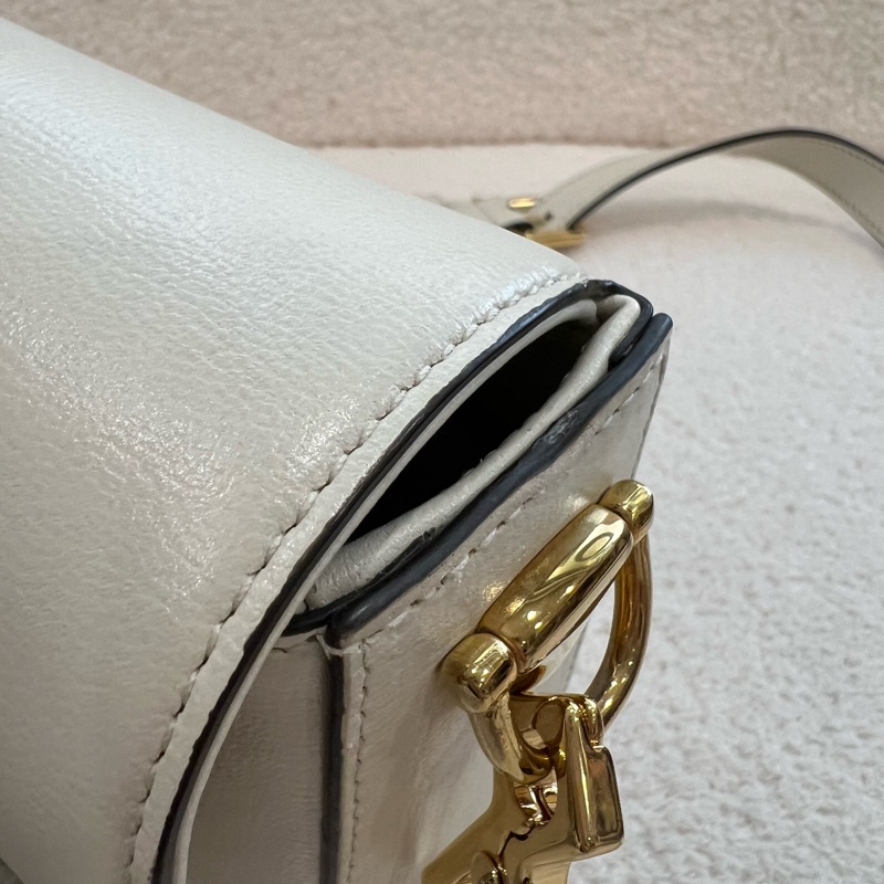 GUCCI HORSEBIT 1955系列小號肩背包-白色-26