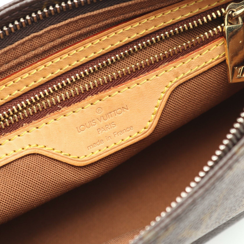 LOUIS VUITTON Trotteur 斜背包 M51240 Monogram 帆布 棕色 二手-3