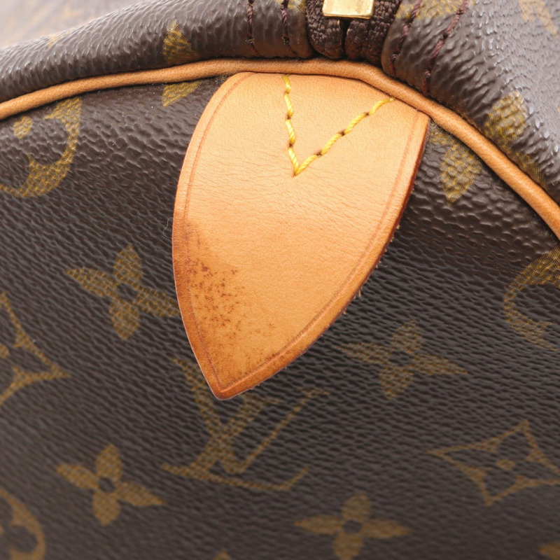 LOUIS VUITTON Keepall50 手提包 M41426 Monogram 帆布皮革棕色二手男女通用-5