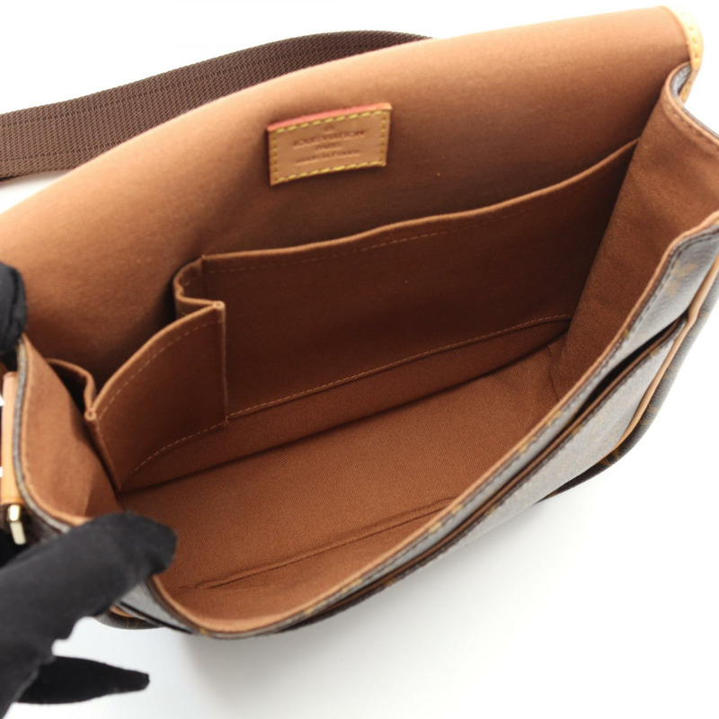 LOUIS VUITTON Messenger PM Bosphore 單肩包 M40106 Monogram 帆布 二手 LV-2