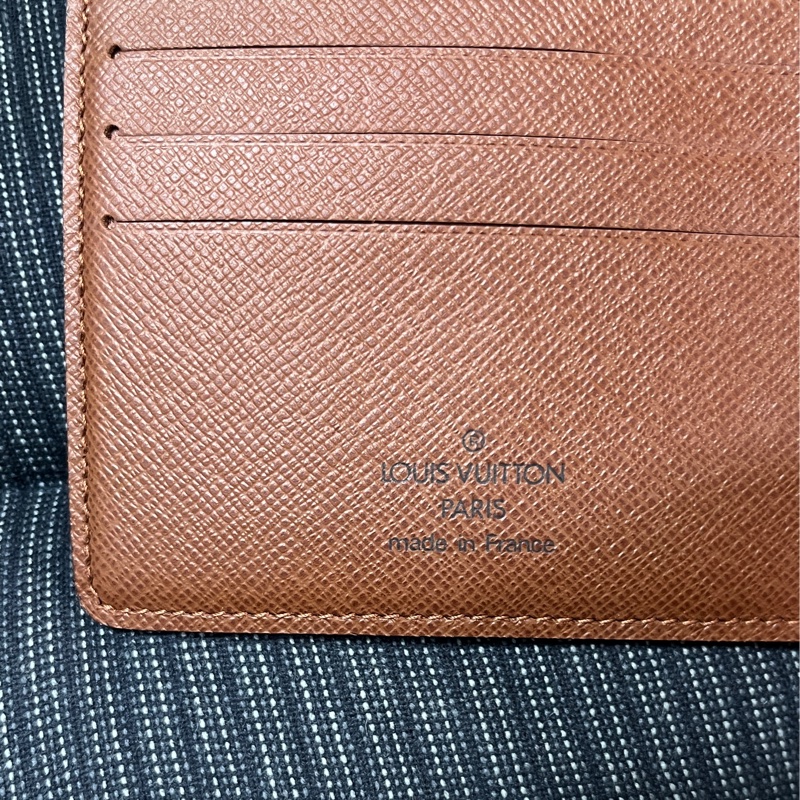 Louis Vuitton 經典LOGO 短夾|二手全新-5