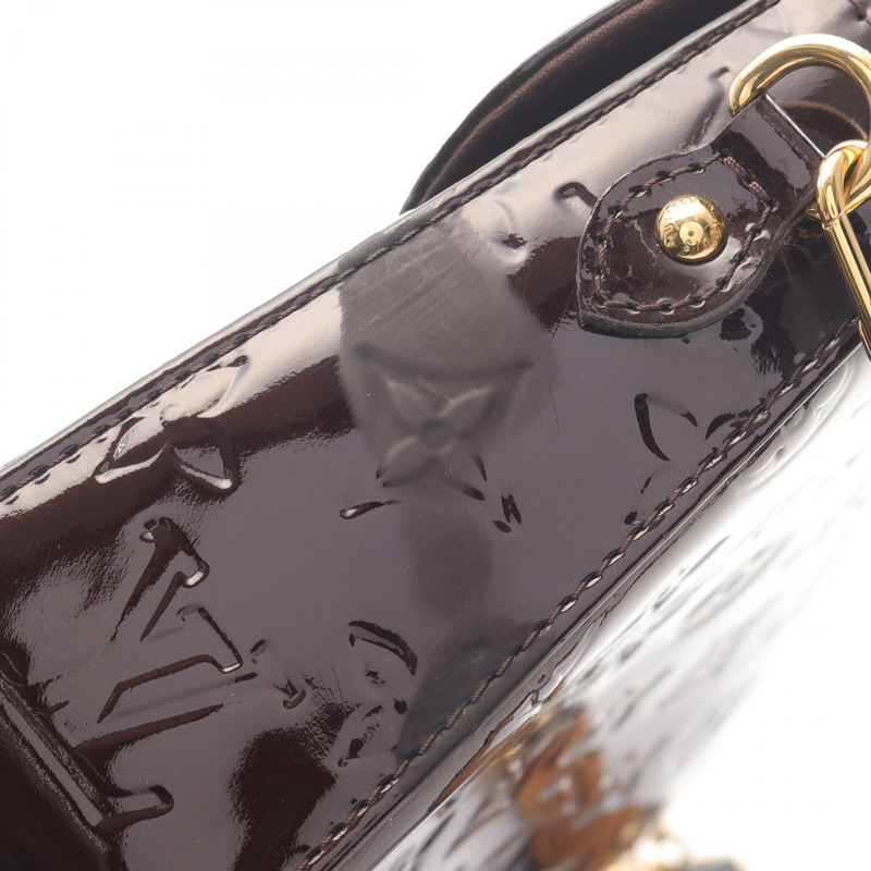 LOUIS VUITTON Rodeo drive 單肩包 M93598 Vernis 皮革 Amarrant 二手女士-6