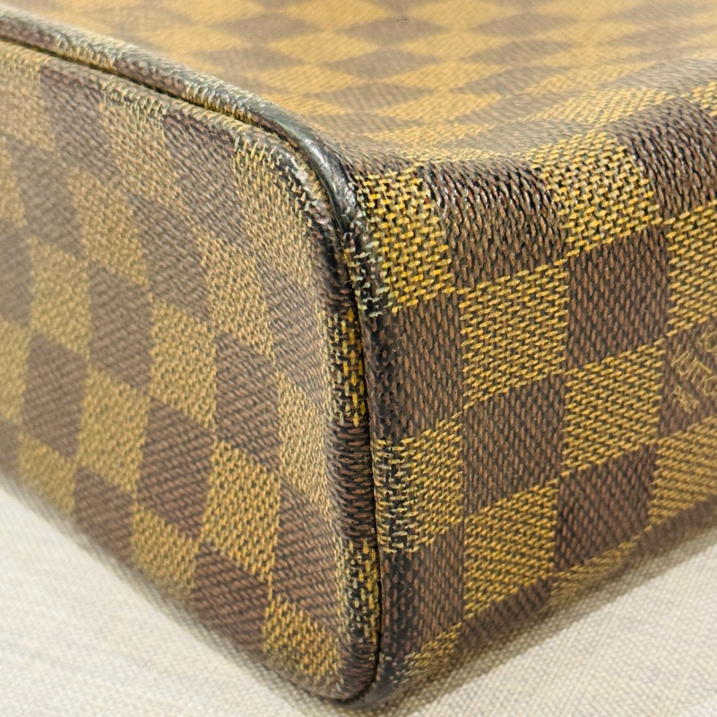 LV N41442 棋盤格郵差包 保證原廠正品 整體外觀八成新-3