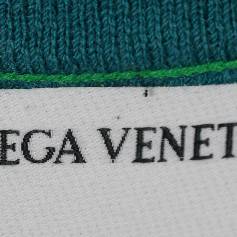 BOTTEGA VENETA 羅紋針織 Polo 衫 656279 V0QZ0 羊毛 綠色 二手 女款 #S-4