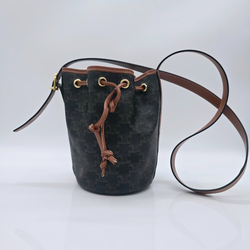 Celine Bucket Mini 水桶包|SAILOR 印花|肩背斜挎|-0