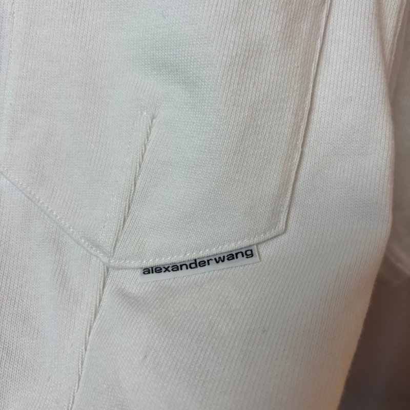 ::ALEXANDER WANG:: 白色T-Shirt 短袖上衣-2