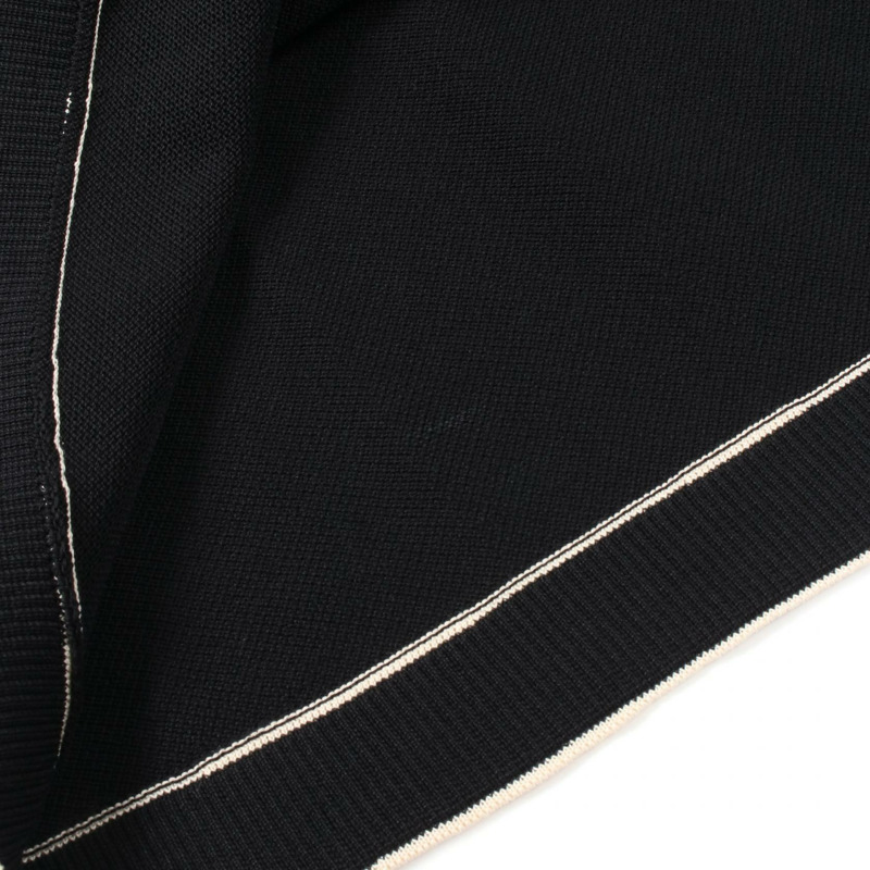 香奈兒 (CHANEL) 短袖洋裝 P47675K06010 純棉 黑白 二手 女款 #36 COCO CC-4